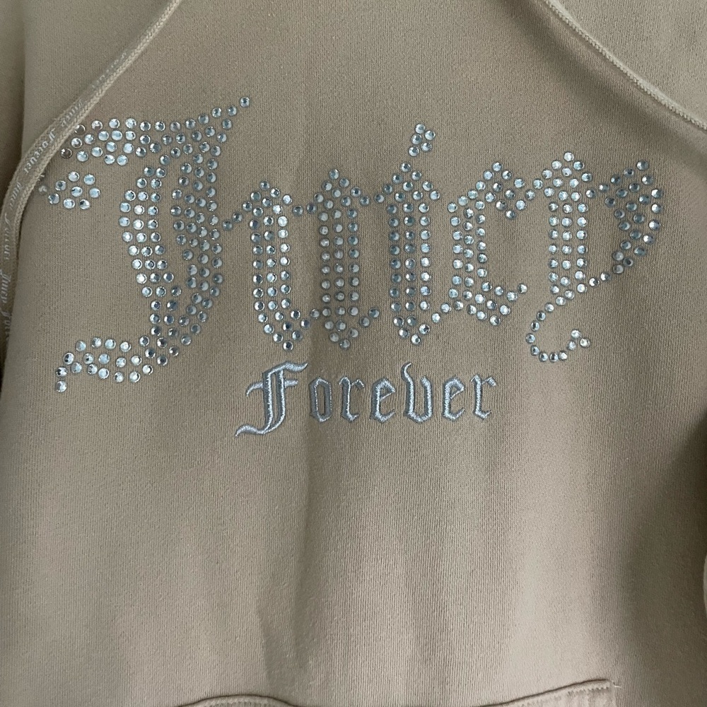 Juicy Couture Forever 21 Jewel Hoodie Size Large - Picture 3 of 6